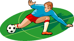 Soccer players sport graphics