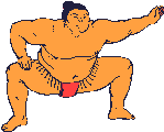 Sumo wrestling sport graphics
