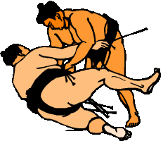 Sumo wrestling sport graphics