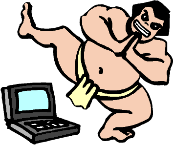 Sumo wrestling sport graphics