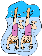 underwater dancing