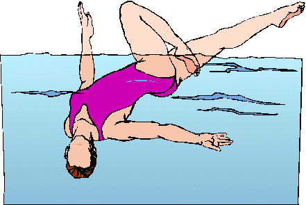 Synchronized swimming sport graphics