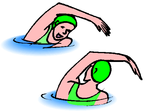 Synchronized swimming sport graphics