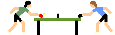 Table tennis sport graphics