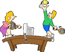 Table tennis sport graphics