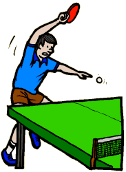 Table tennis sport graphics