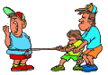 Tug of war sport graphics