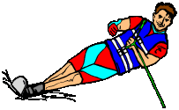 Water skiing sport graphics