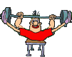 Weightlifting sport graphics