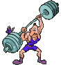 Weightlifting sport graphics