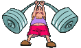 Weightlifting sport graphics