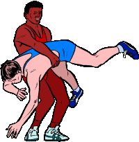 Wrestling sport graphics