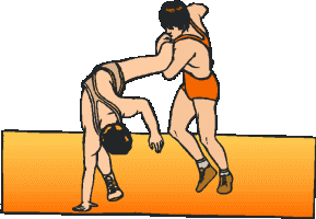 Wrestling sport graphics