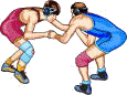 Wrestling sport graphics