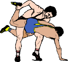 Wrestling sport graphics