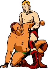 Wrestling sport graphics