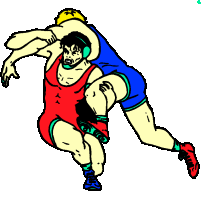 Wrestling sport graphics