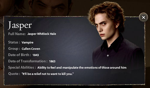 Jasper hale twilight graphics