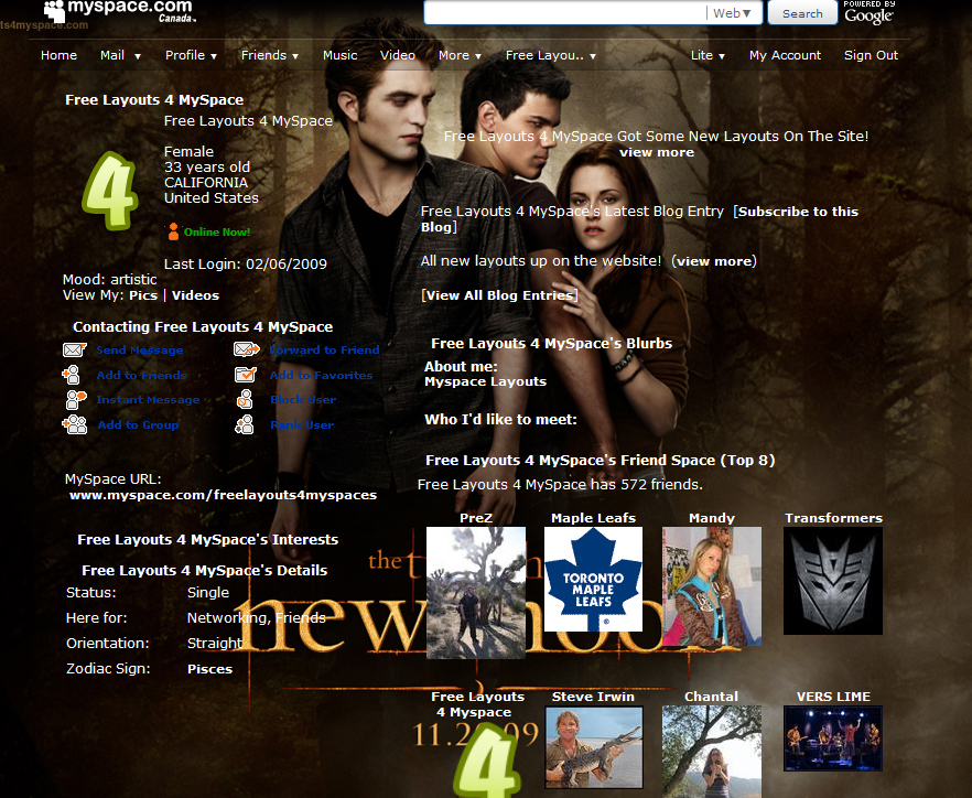 Twilight new moon twilight graphics