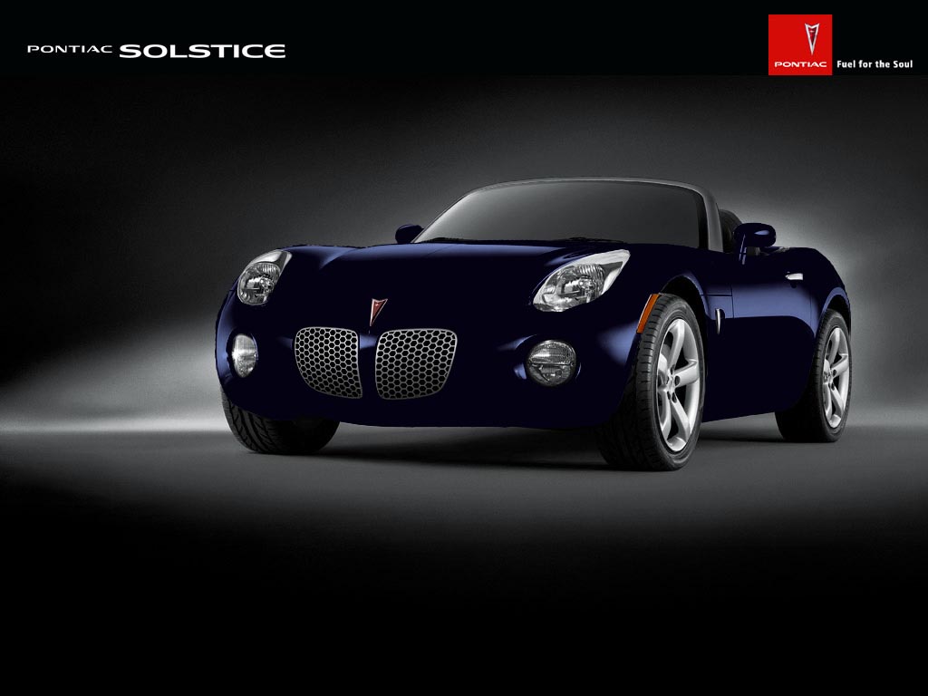 Blue Pontiac Solstice 2006