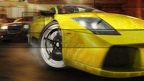 Yellow Sports Car Psp Wallpapers